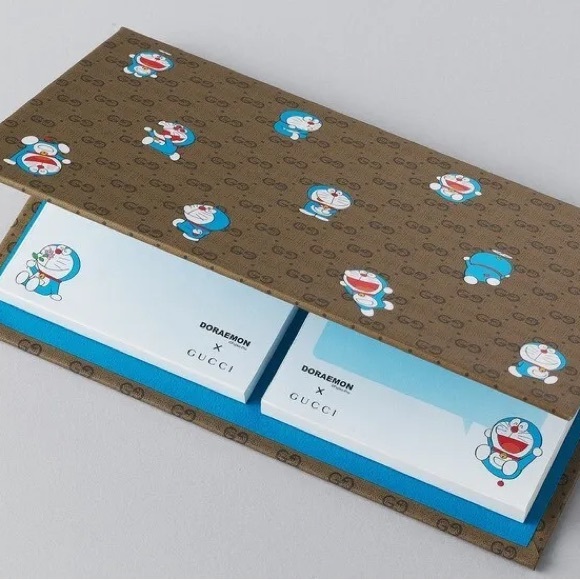 New Gucci x Doraemon hardcover notebook and notepads - Picture 3 of 7